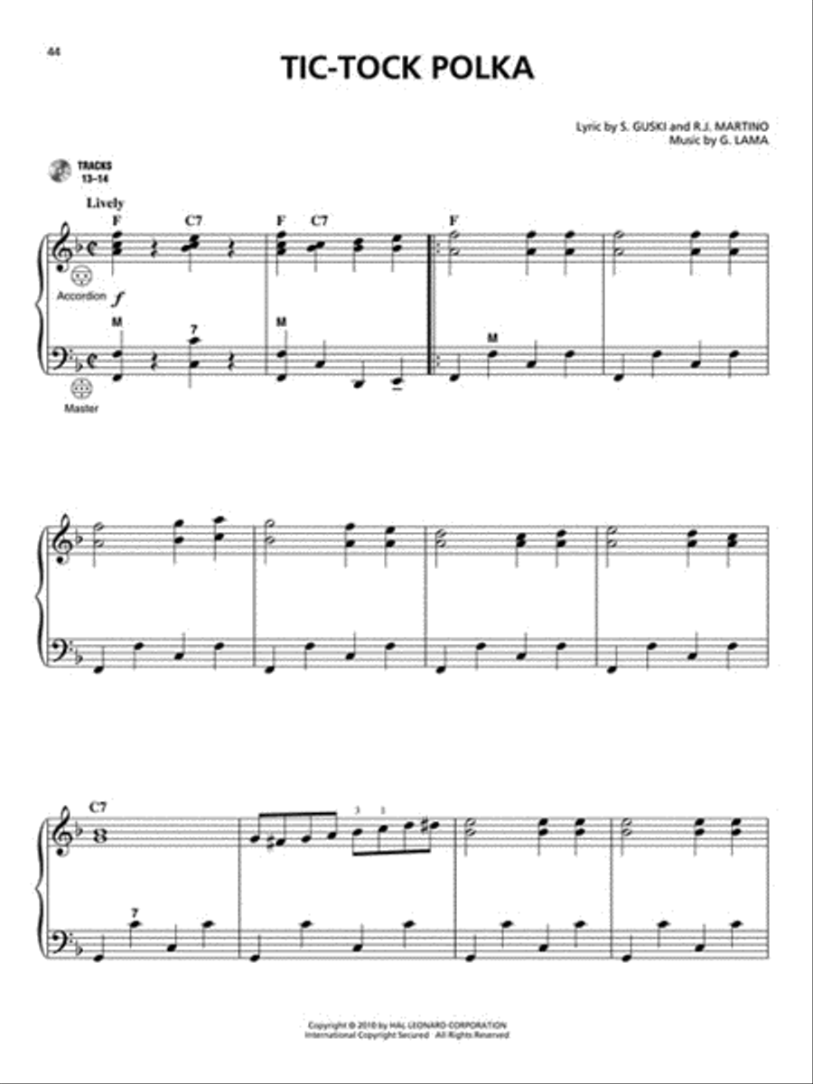Polka Favorites Accordion scores gallery preview page 4