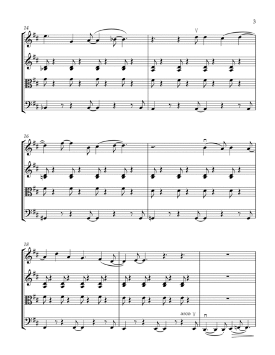 God Only Knows God Only Knows String Quartet scores gallery preview page 4