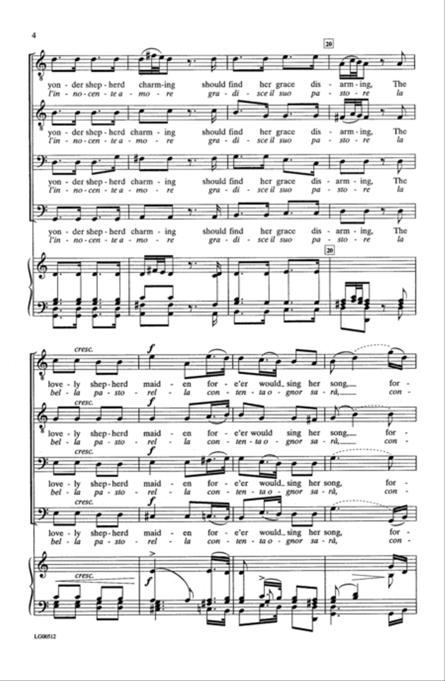 La Pastorella La Pastorella Men's Choir scores gallery preview page 11