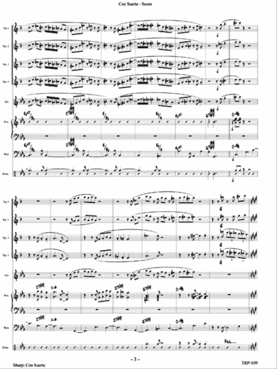 Con Suerte Small Ensemble scores gallery preview page 4