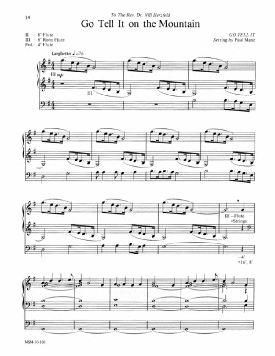 Improvisations for the Christmas Season, Set 2 Organ scores gallery preview page 7