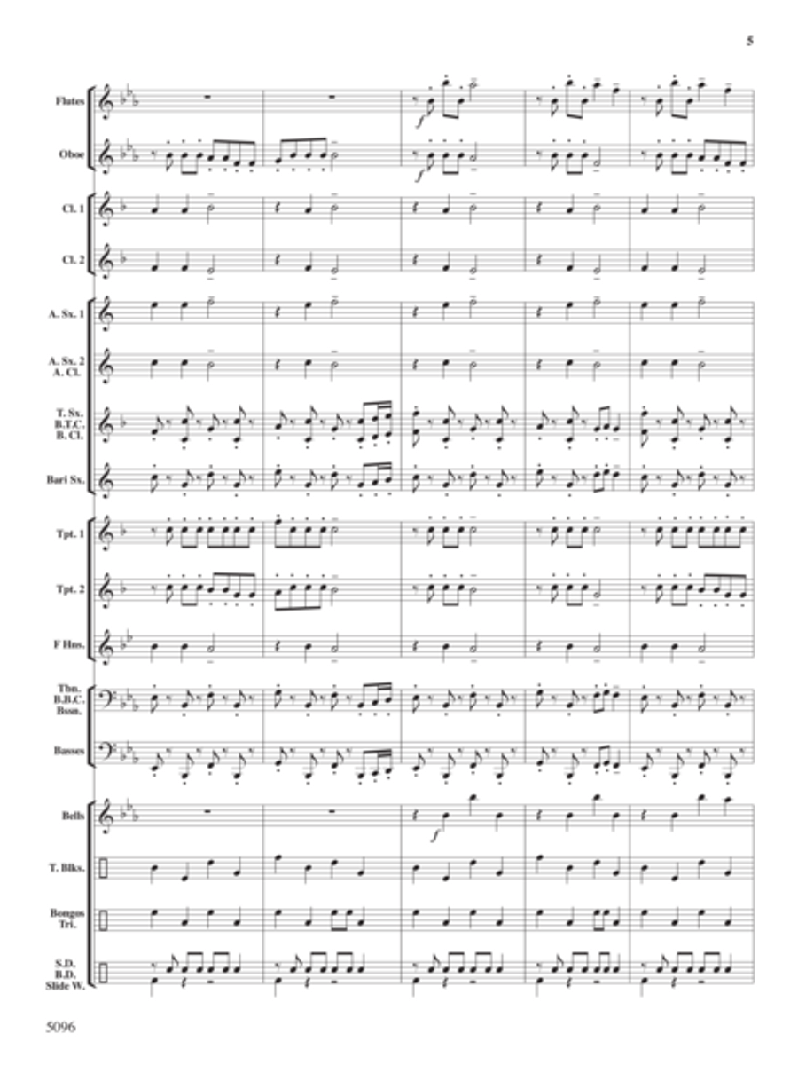 Portly Penguin Parade Concert Band scores gallery preview page 4