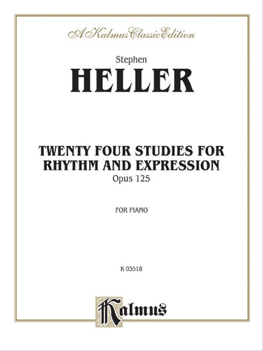 Twenty-four Piano Studies for Rhythm and Expression, Op. 125