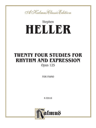 Book cover for Twenty-four Piano Studies for Rhythm and Expression, Op. 125