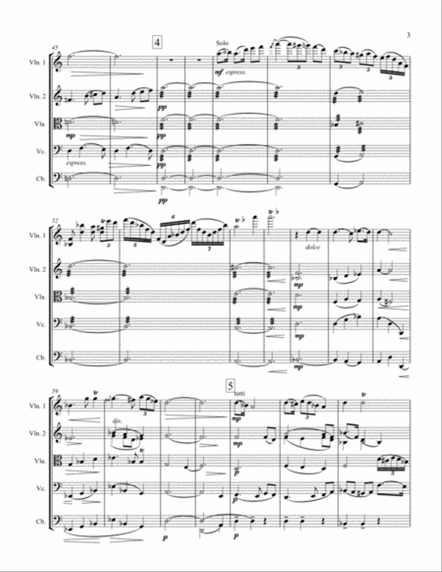 Symphony for String Orchestra, Op. 2 String Orchestra scores gallery preview page 3