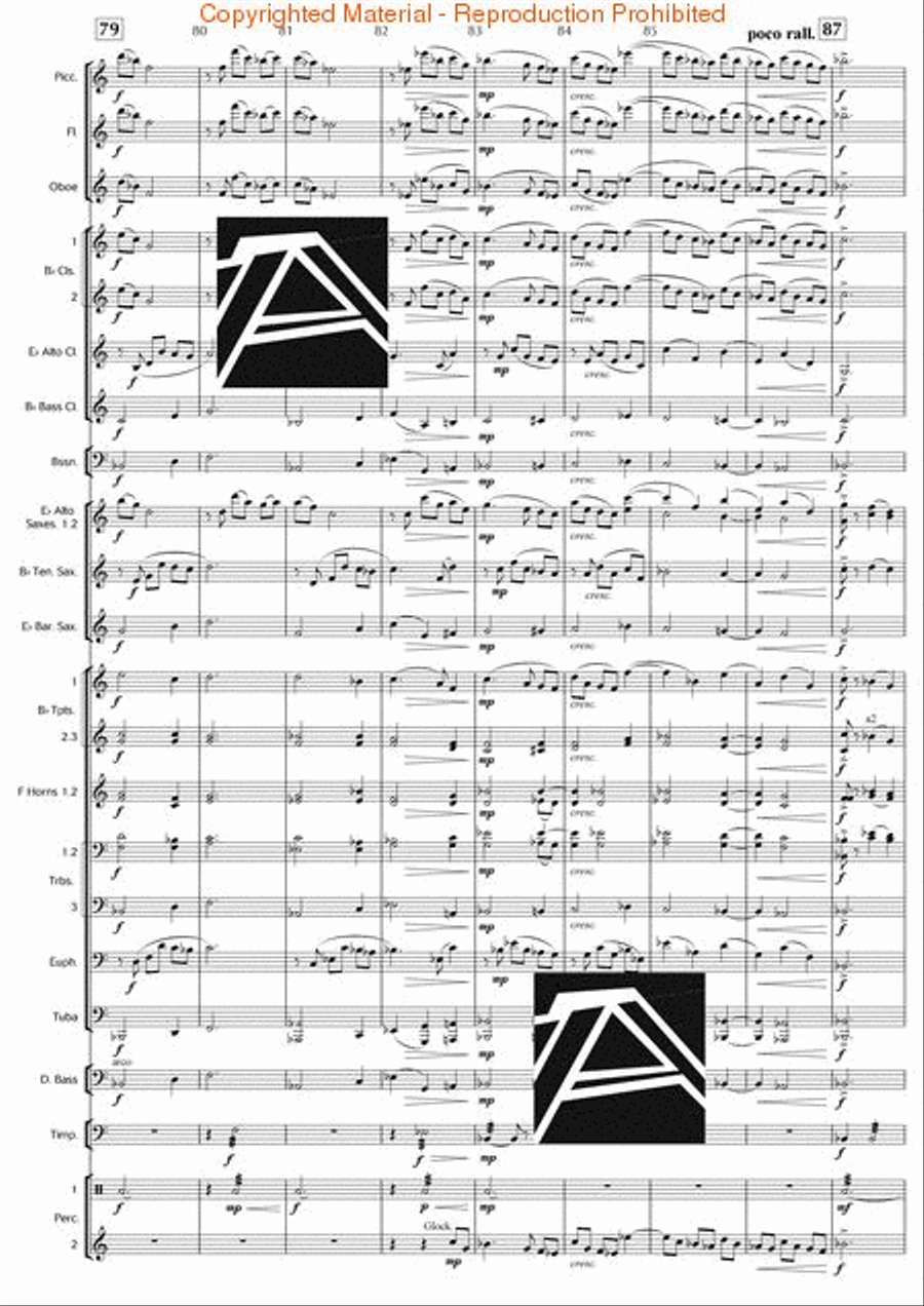 Surround Sound Concert Band scores gallery preview page 10