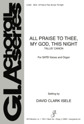 Book cover for All Praise to Thee, My God, This Night