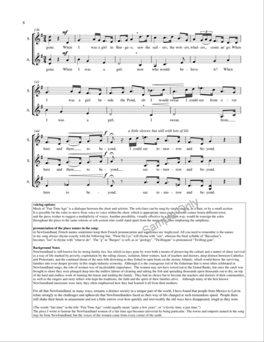 Fair Time Ago SSAA scores gallery preview page 9