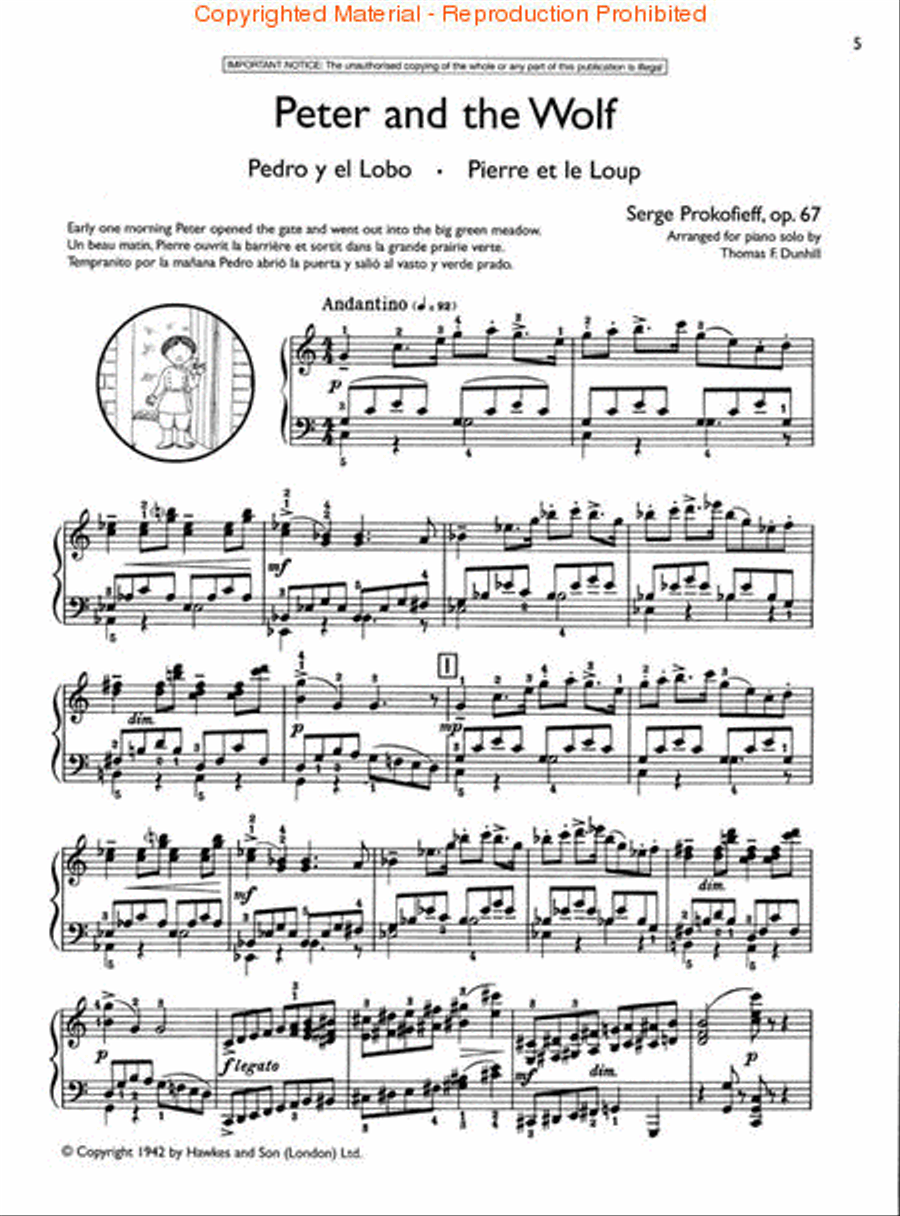 <br>Sheet music extract