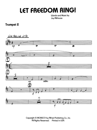 Book cover for Let Freedom Ring!: 2nd B-flat Trumpet