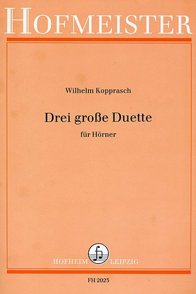 Book cover for 3 grosse Duette