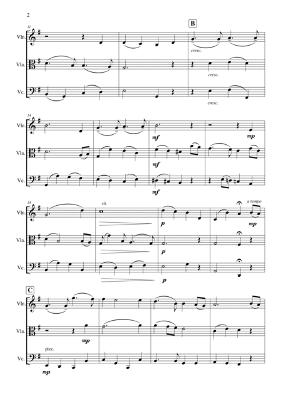 Annie Laurie String Trio scores gallery preview page 2