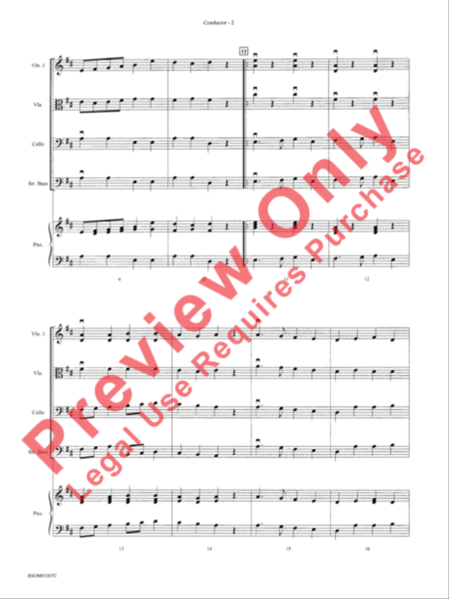 Deck the Halls String Orchestra scores gallery preview page 5