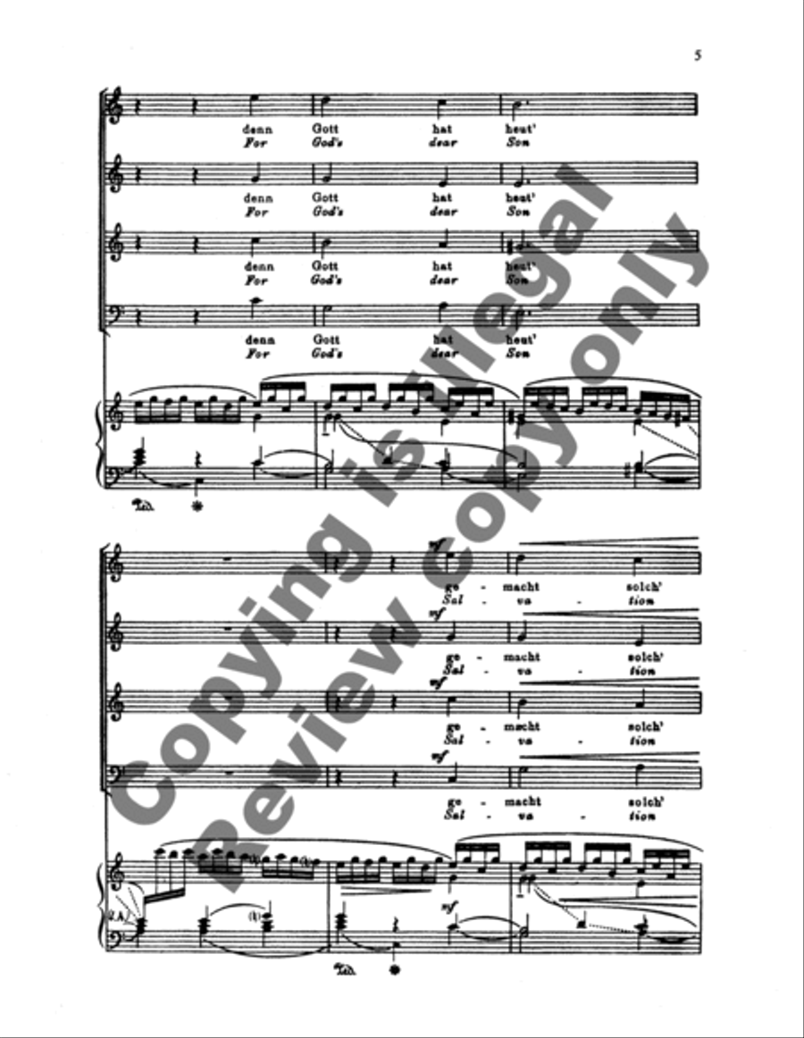 Alleluja! from For Us a Child is Born 4-Part scores gallery preview page 9