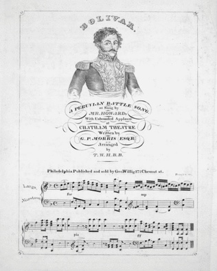 Bolivar. A Peruvian Battle Song