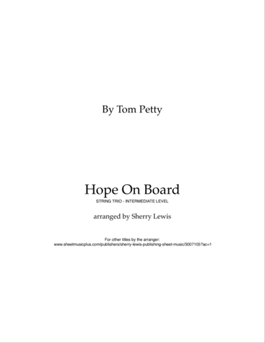 Hope On Board String Trio scores gallery preview page 2
