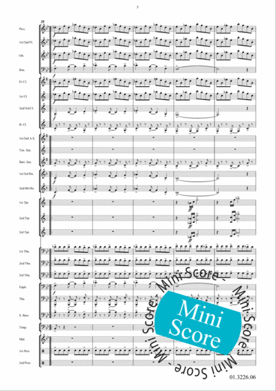 Nanga Parbat Concert Band scores gallery preview page 13