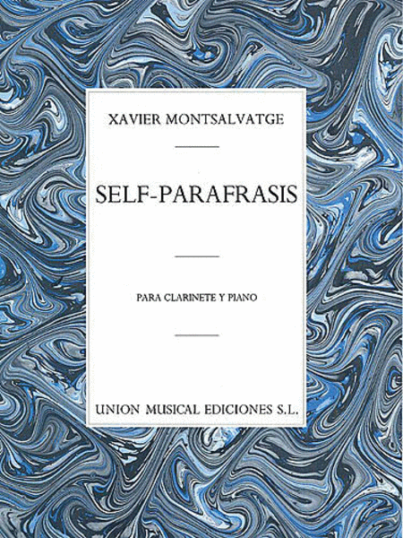 Montsalvatge Self Parafrasis Clarinet/piano