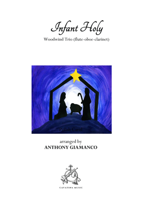 Book cover for INFANT HOLY - woodwind trio