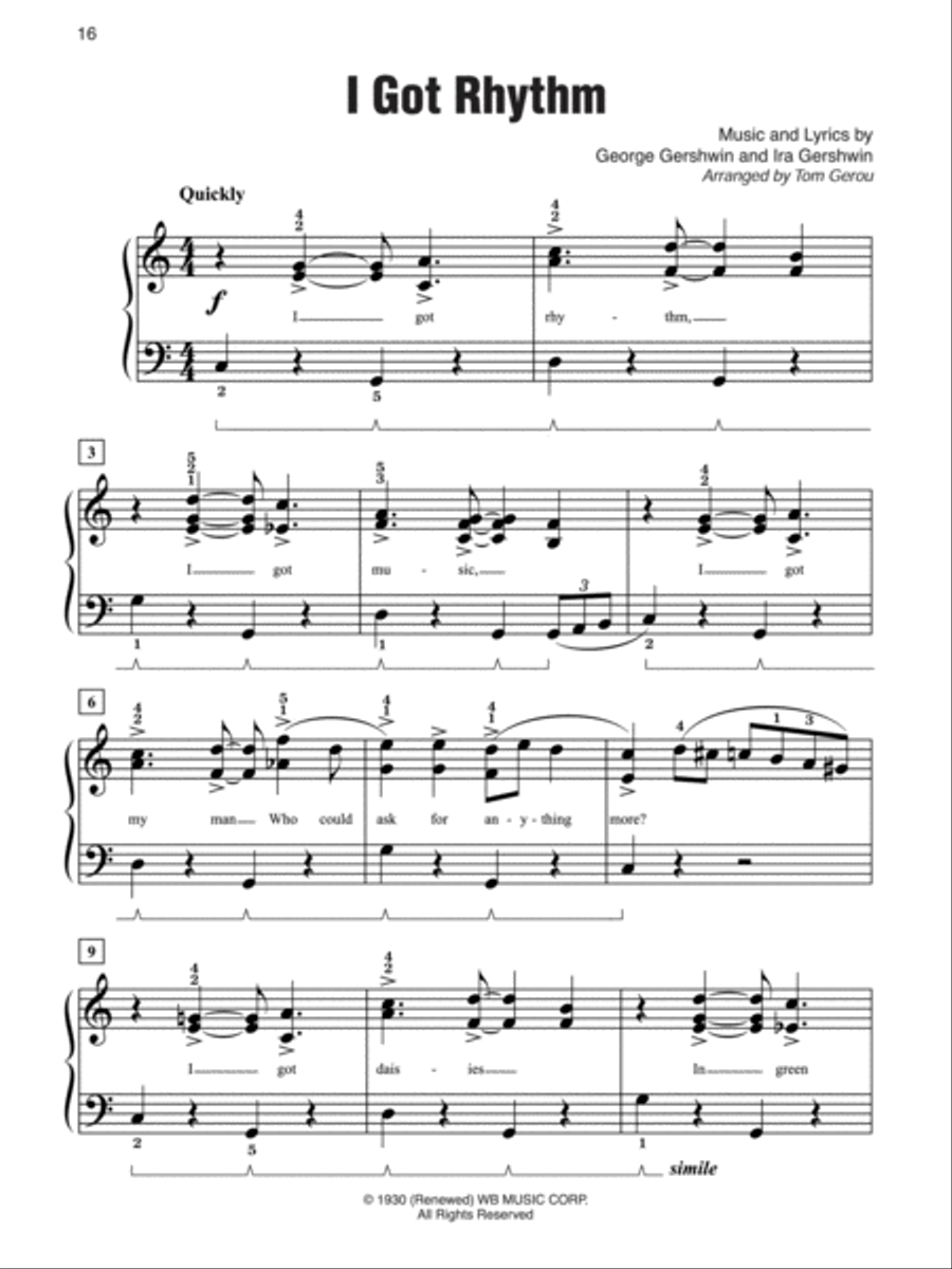 Simply Gershwin Easy Piano scores gallery preview page 2