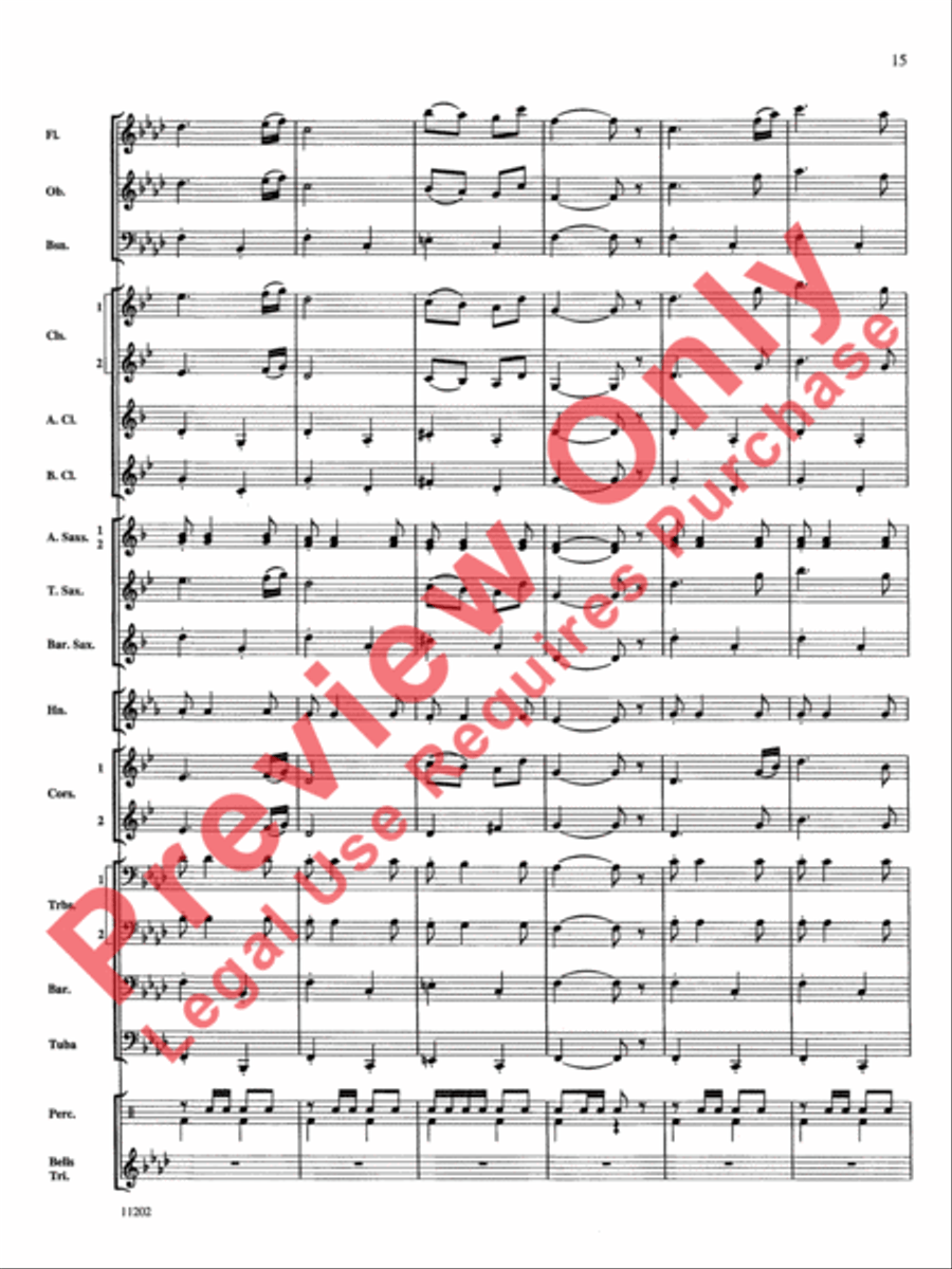 Hungarian Dance No. 5 Hungarian Dance No. 5 Concert Band scores gallery preview page 16