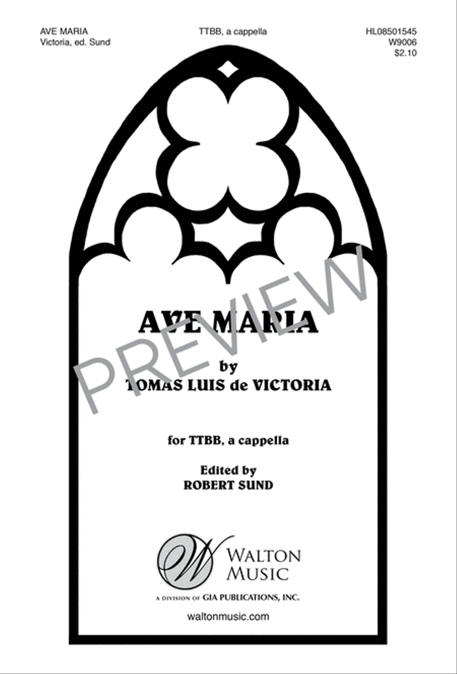 Ave Maria - TTBB TTBB scores gallery preview page 2