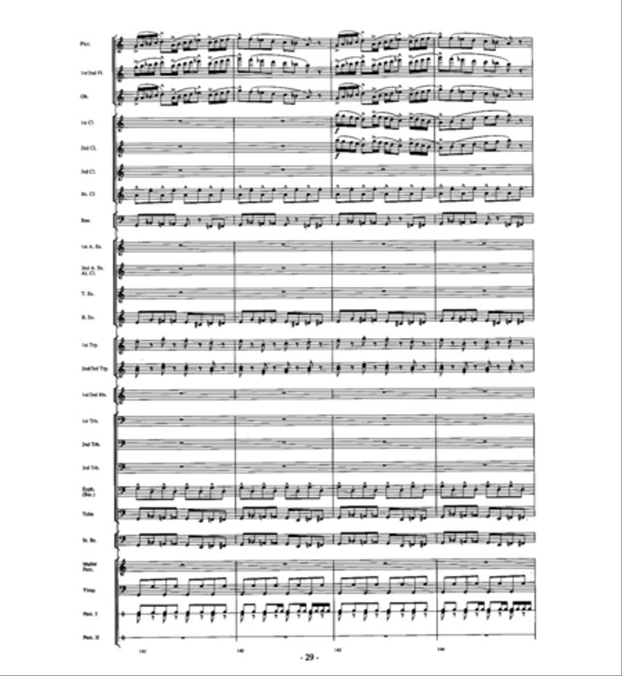 Agua's Whelm Agua's Whelm Concert Band scores gallery preview page 28