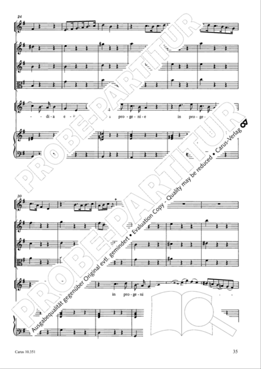 Magnificat Magnificat 4-Part scores gallery preview page 36