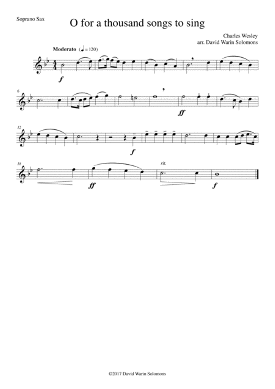 7 Songs of Glory for saxophone quartet Saxophone Quartet scores gallery preview page 4