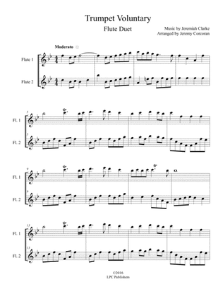 Trumpet Voluntary for Two Flutes