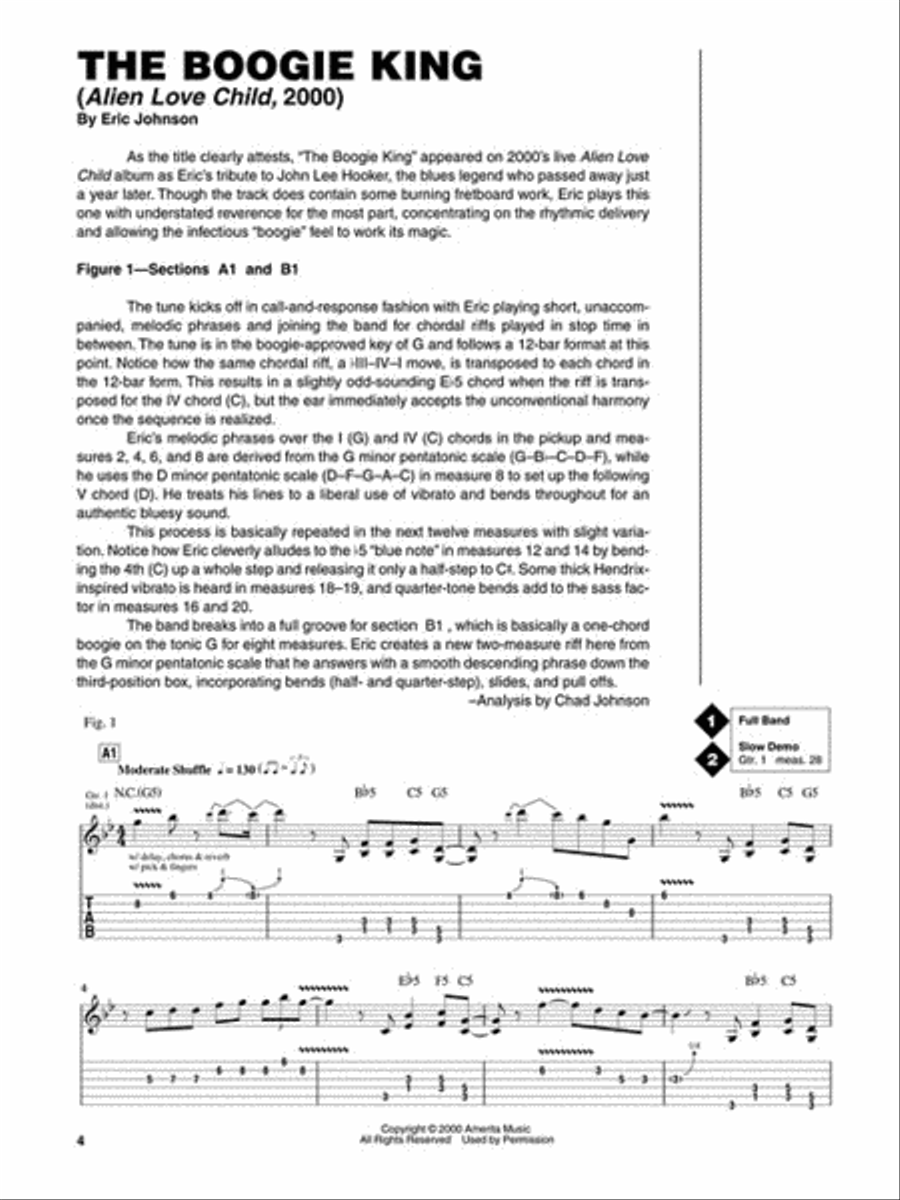 Eric Johnson Electric Guitar scores gallery preview page 4