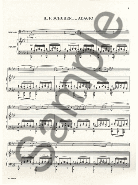 3 Pieces De Style (trombone & Piano)