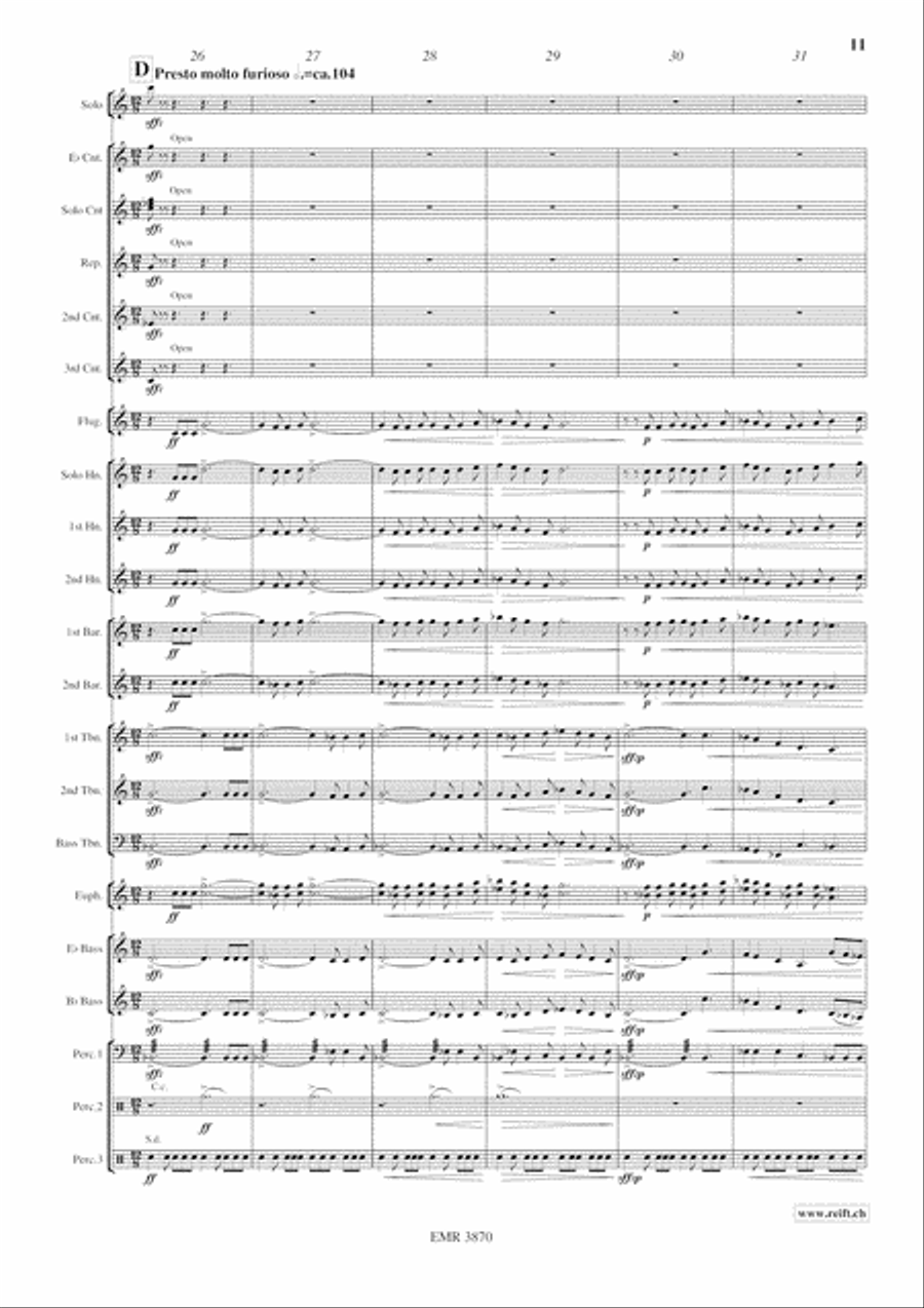 Adventure Quest Brass Band scores gallery preview page 11