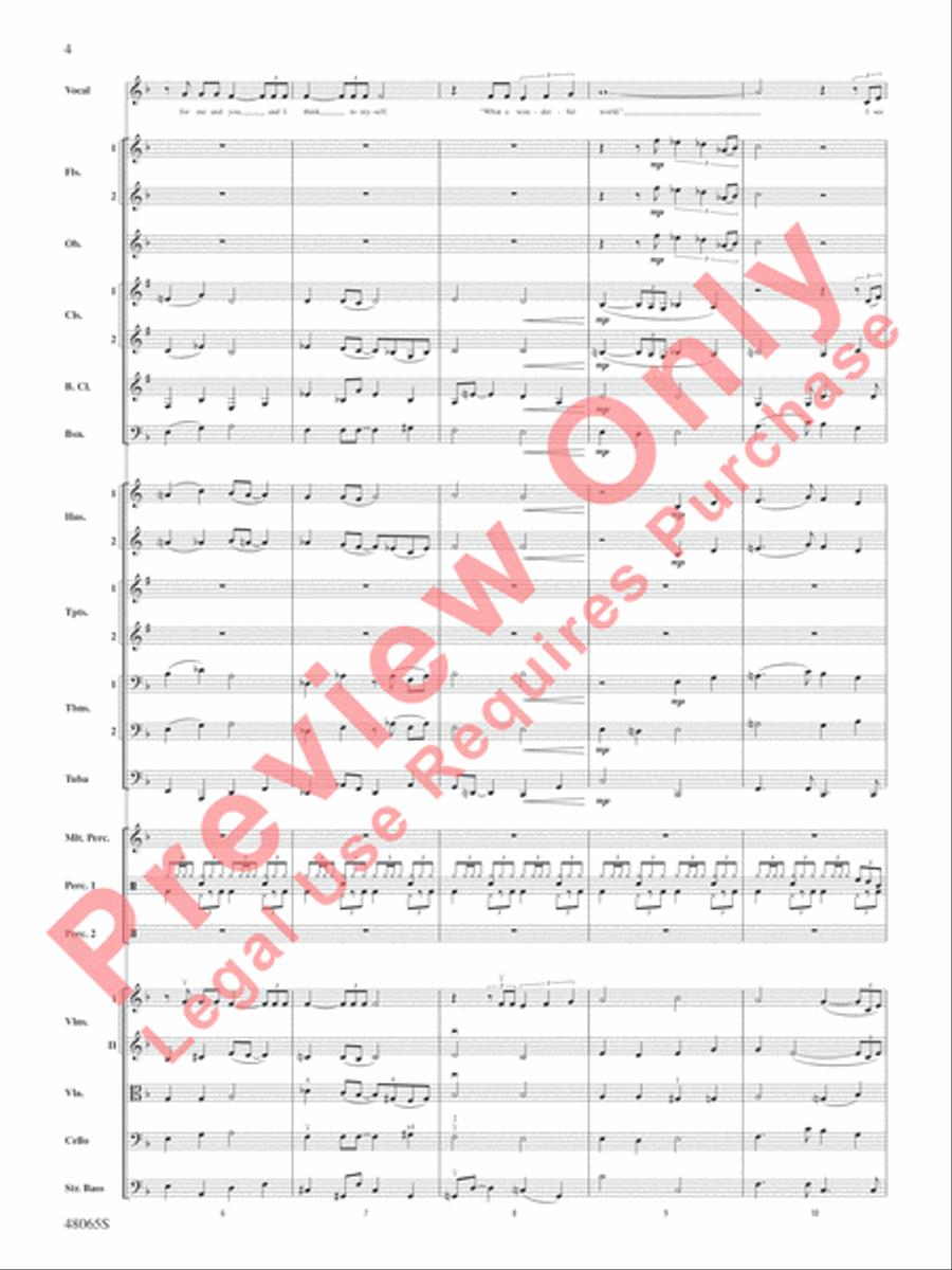 Wonderful Worlds Full Orchestra scores gallery preview page 5