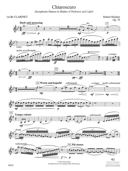 Chiaroscuro: 1st B-flat Clarinet