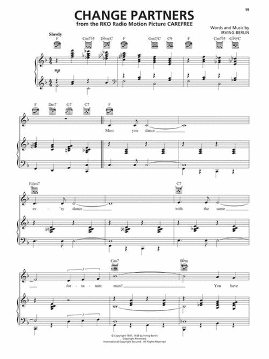 Irving Berlin Anthology – 2nd Edition Piano, Vocal, Guitar scores gallery preview page 15