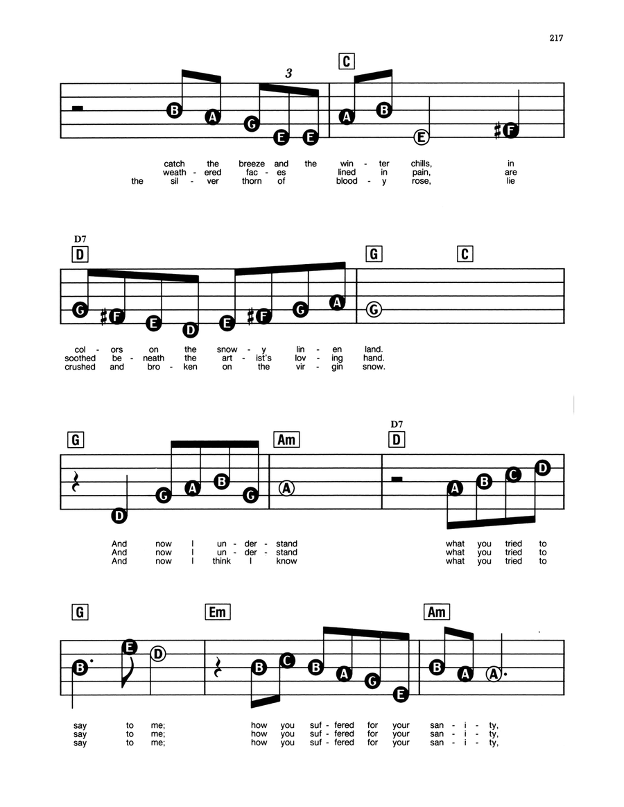 Vincent (Starry Starry Night) Electronic Keyboard scores gallery preview page 2