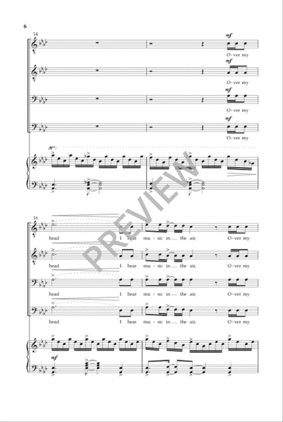 Music in the Air (TTBB) TTBB scores gallery preview page 7