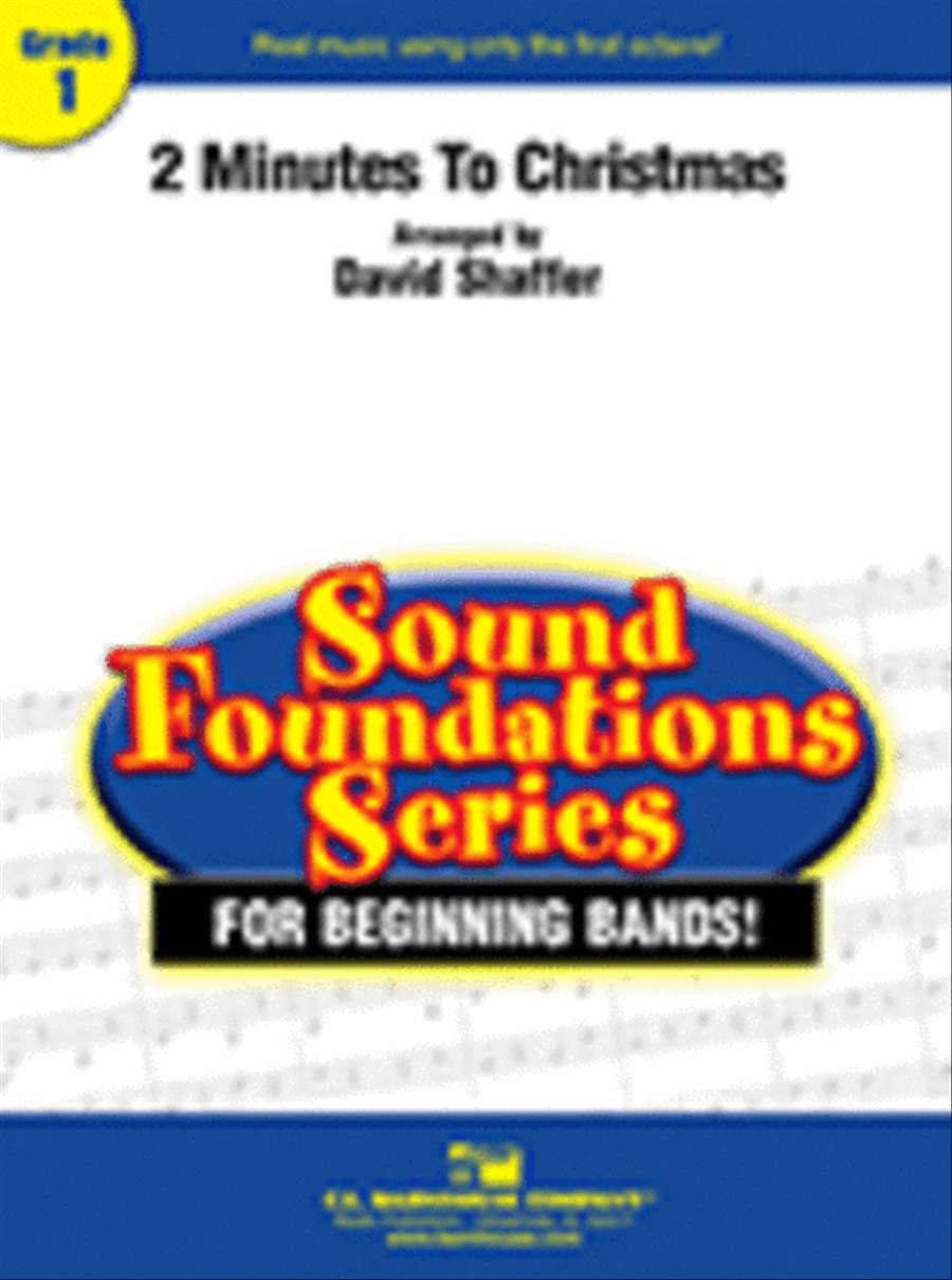 2 Minutes To Christmas Concert Band scores gallery preview page 1
