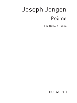 Poeme For Cello And Piano