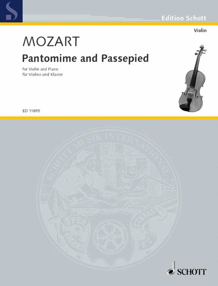 Mozart Fsp26 Panto/passepied V