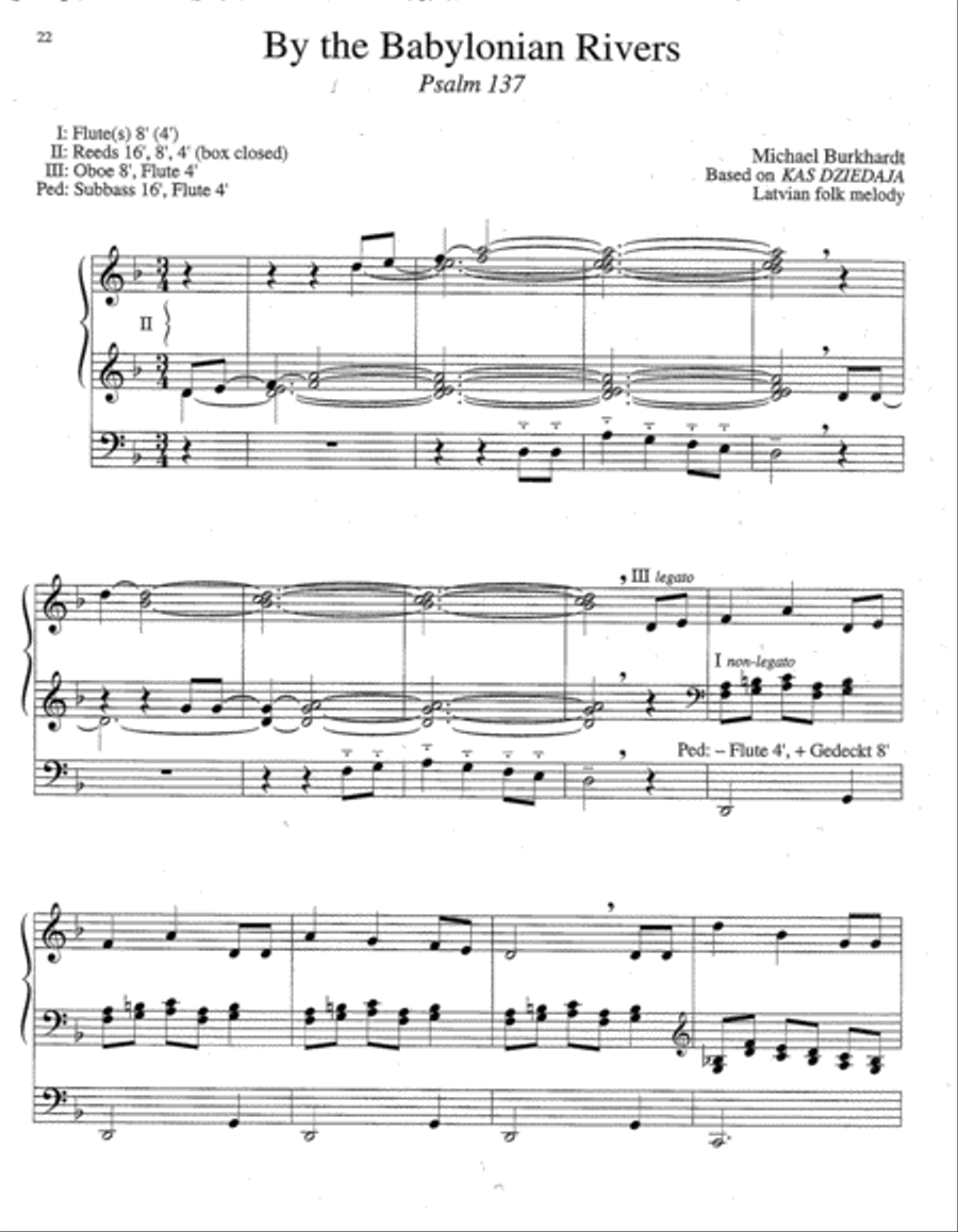 Five Psalm Hymn Improvisations Organ scores gallery preview page 6