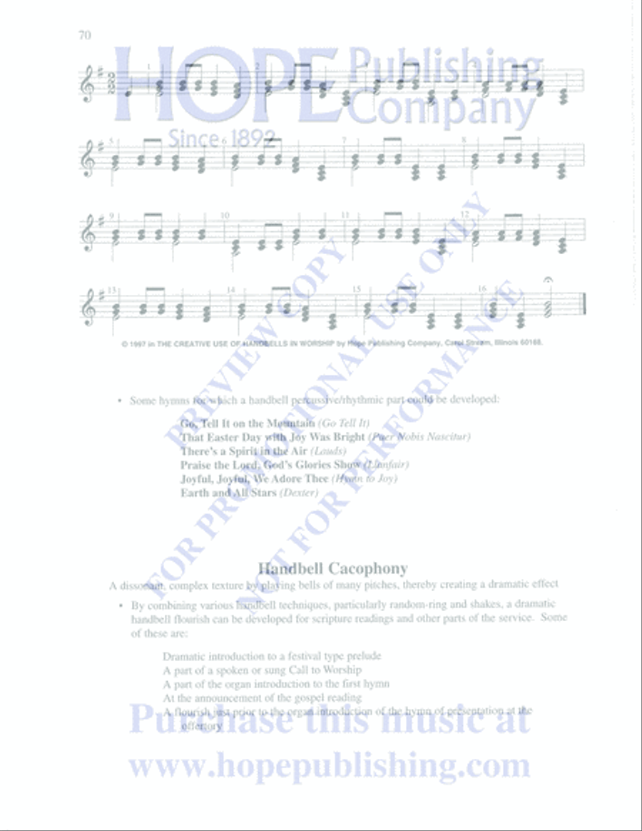 Practical Guide to Arranging Music for Organ, Choir, Handbells & Other Instrumen Choir scores gallery preview page 71
