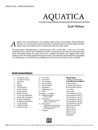 Aquatica: Score