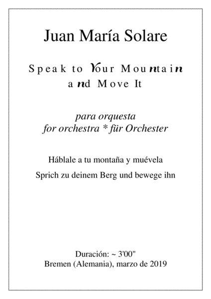 Speak to Your Mountain And Move it [chamber orchestra (2222.2200.timp.strings)]