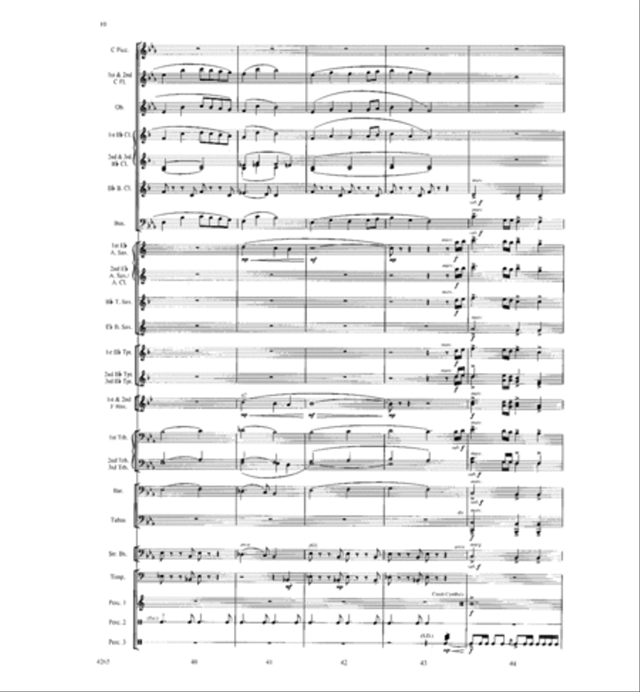 River of Life River of Life Concert Band scores gallery preview page 9