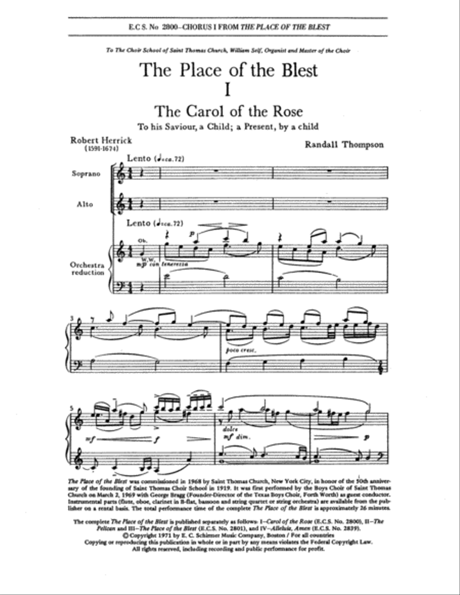 The Carol of the Rose SSAA scores gallery preview page 3