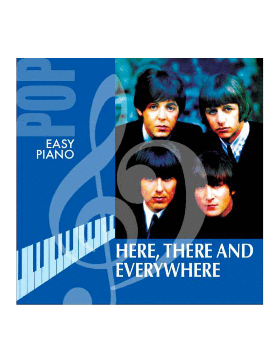Here, There And Everywhere Easy Piano scores gallery preview page 1