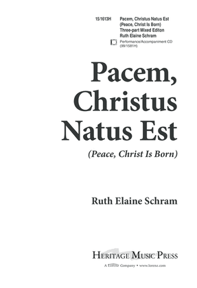 Book cover for Pacem Christus Natus Est