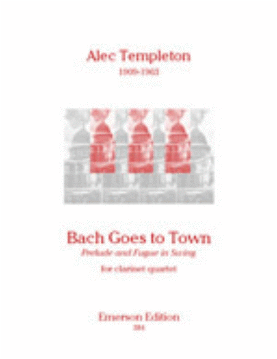 Bach Goes To Town Clarinet Quartet scores gallery preview page 1